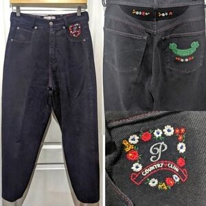 Vintage Perry Country Club | Embroidered Jeans